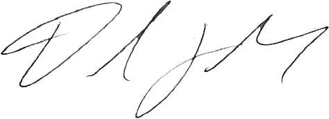 David ZeBrack signature